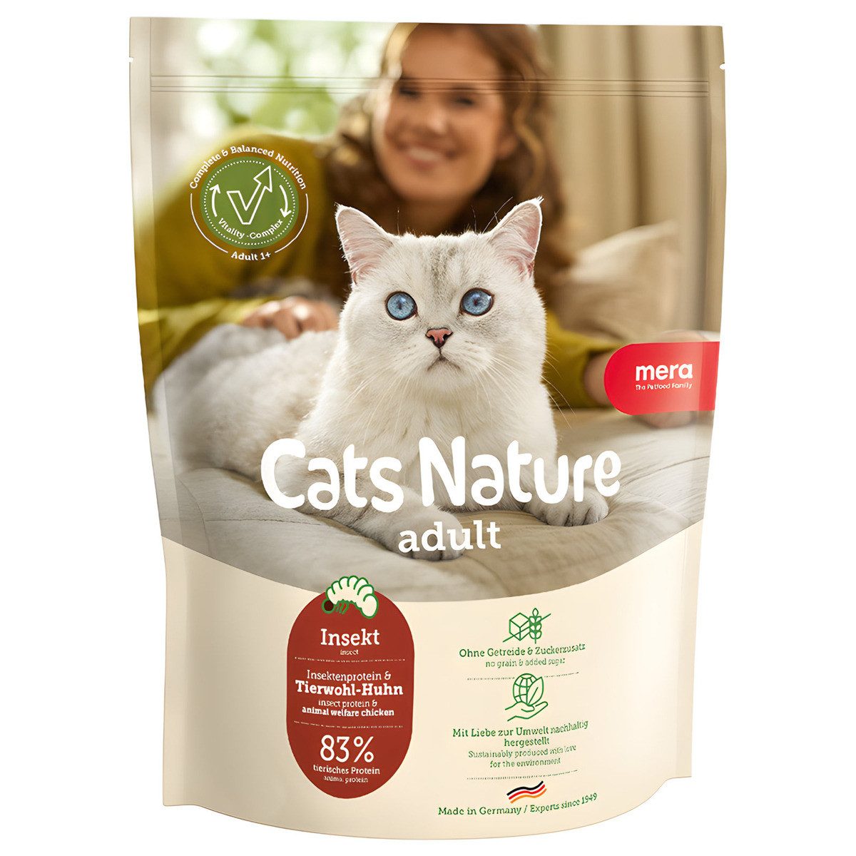 Mera Nature Adult Insect 400 g, Trockenfutter für: Katze