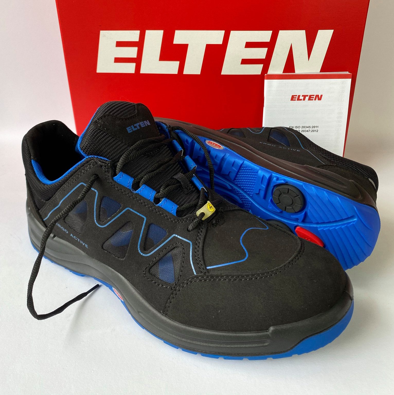 ELTEN GRANT Low ESD S1 SRC Sportliche Sicherheitssneaker Herren Sicherheitsschuh Sportliche Sicherheitssneaker für Herren