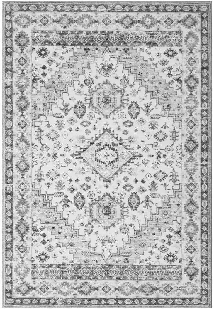 GarveeMore Orientteppich, rechteckig,Höhe:7mm,1400GSM,Weich,Pflegeleicht,maschinenwaschbar