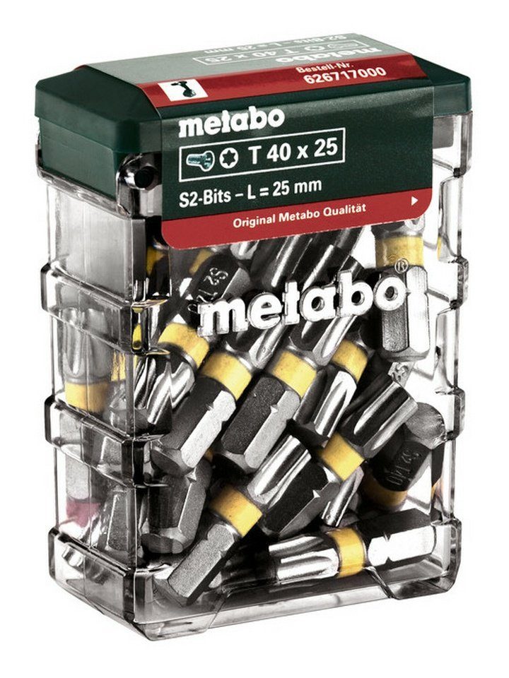 metabo Bit-Set, Bit-Box T40, SP, 25-teilig