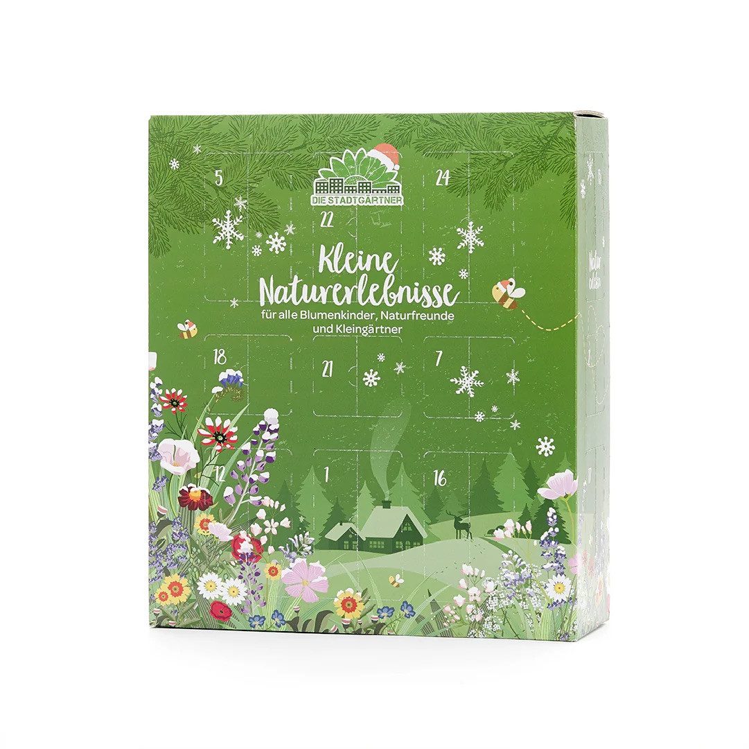 Die Stadtgärtner Adventskalender Naturerlebnis Adventskalender 2025, Nachhaltiger Weihnachtskalender