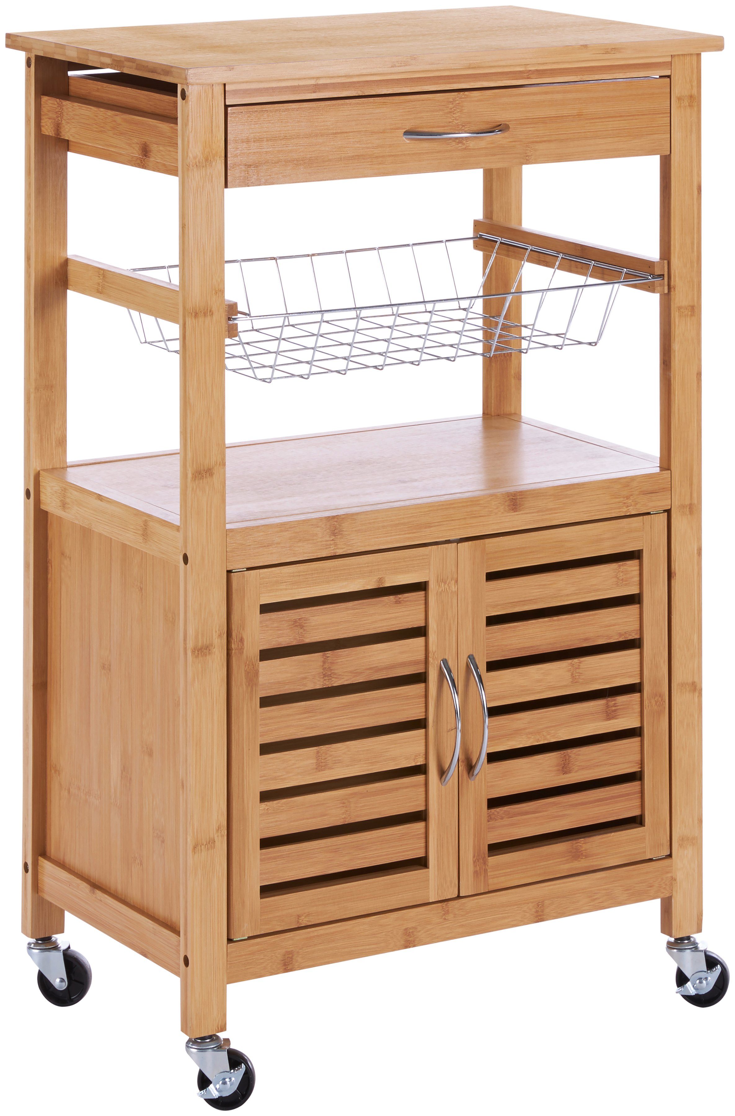 Küchenrollwagen »Bambus«, 56 x 36 x 85 cm - OTTO