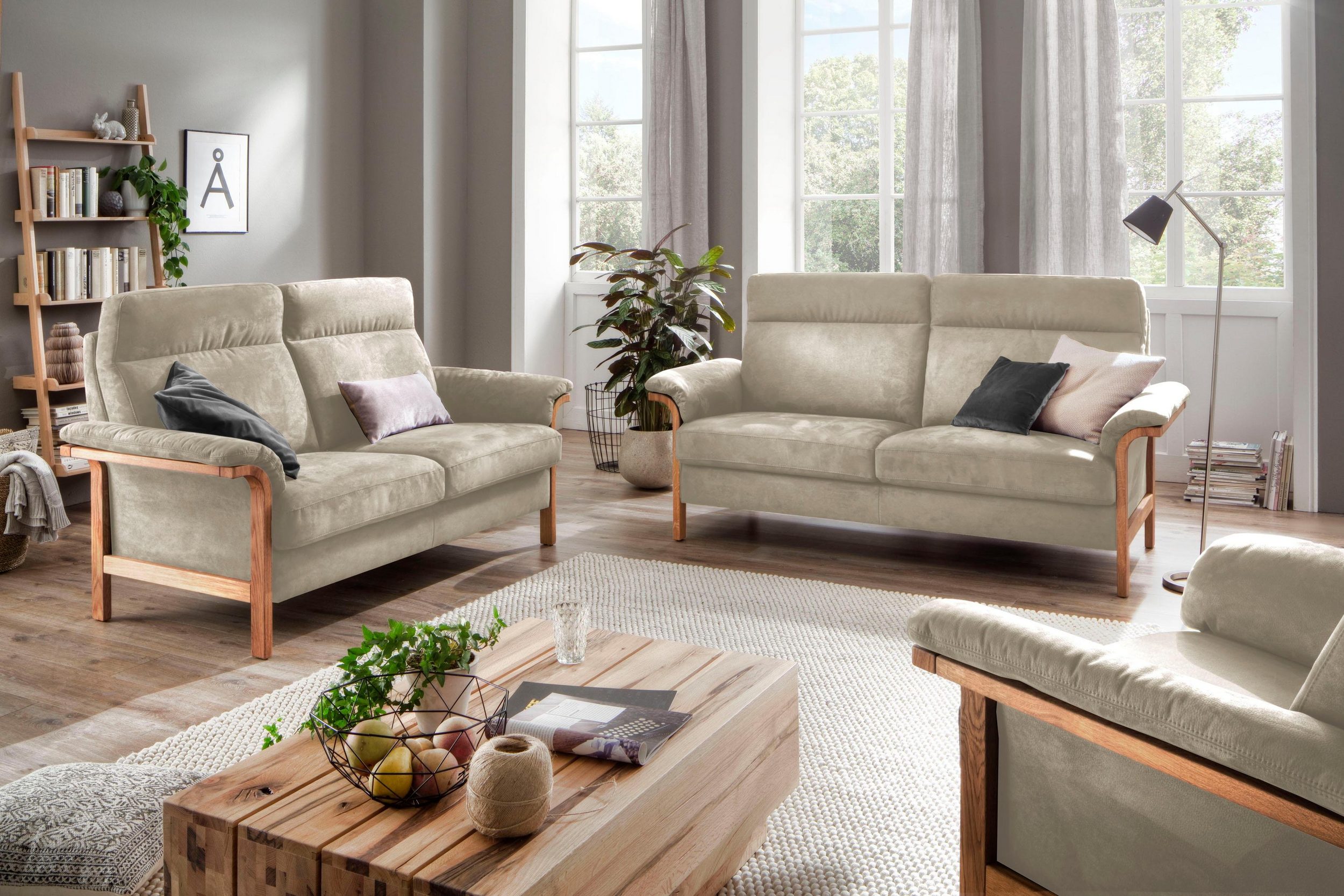Sofa PASSAU von HOME AFFAIRE im Set - HOME AFFAIRE
