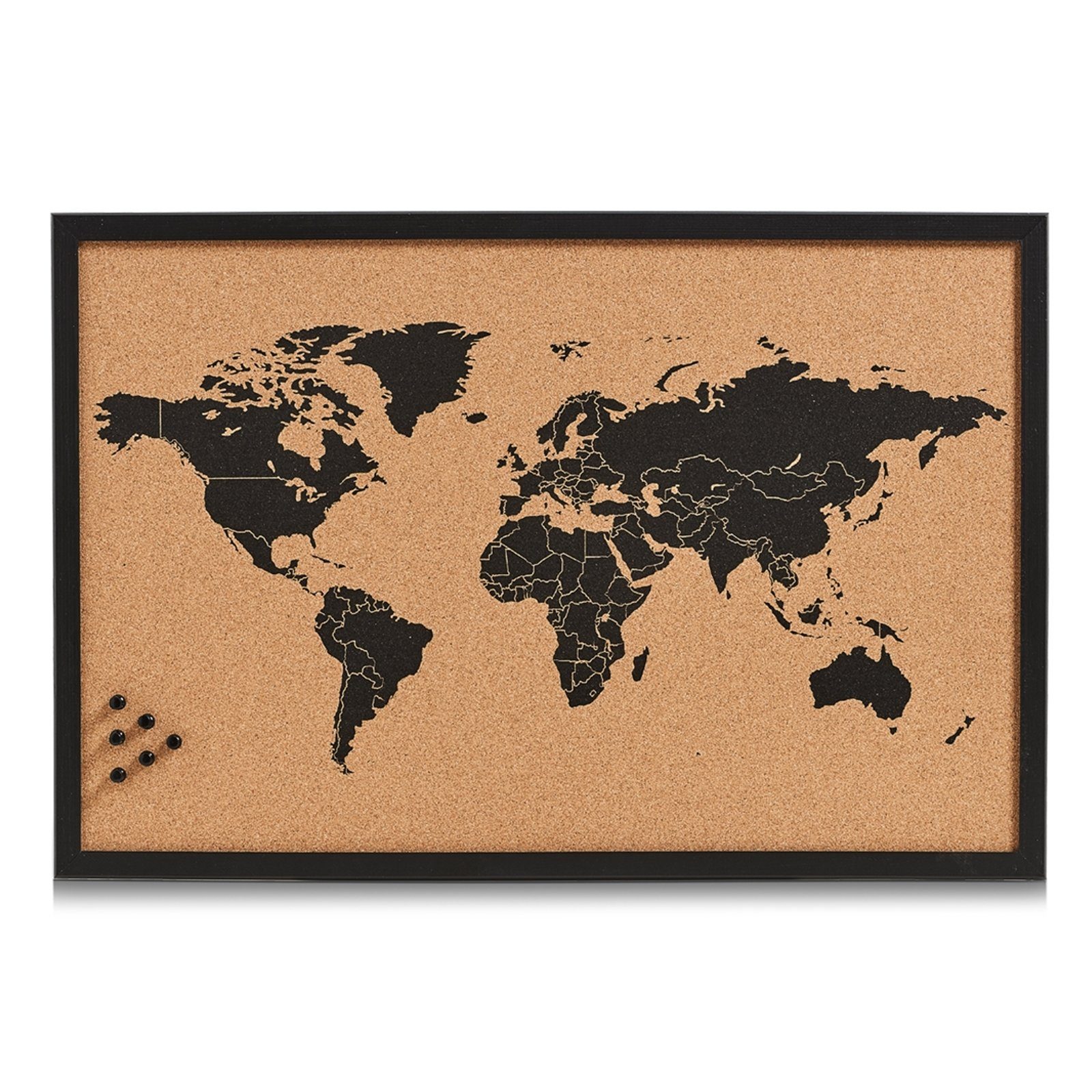 Zeller Present Memoboard Pinnwand mit Kartenmotiv, (Stück, 1-tlg., 1 Pinnwand), ***gleich wie Впередe Beschreibung
