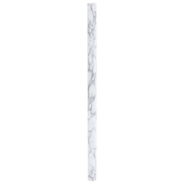 vidaXL Aufkleber Möbelfolien Selbstklebend Marmor-Optik Weiß 90x500 cm PVC