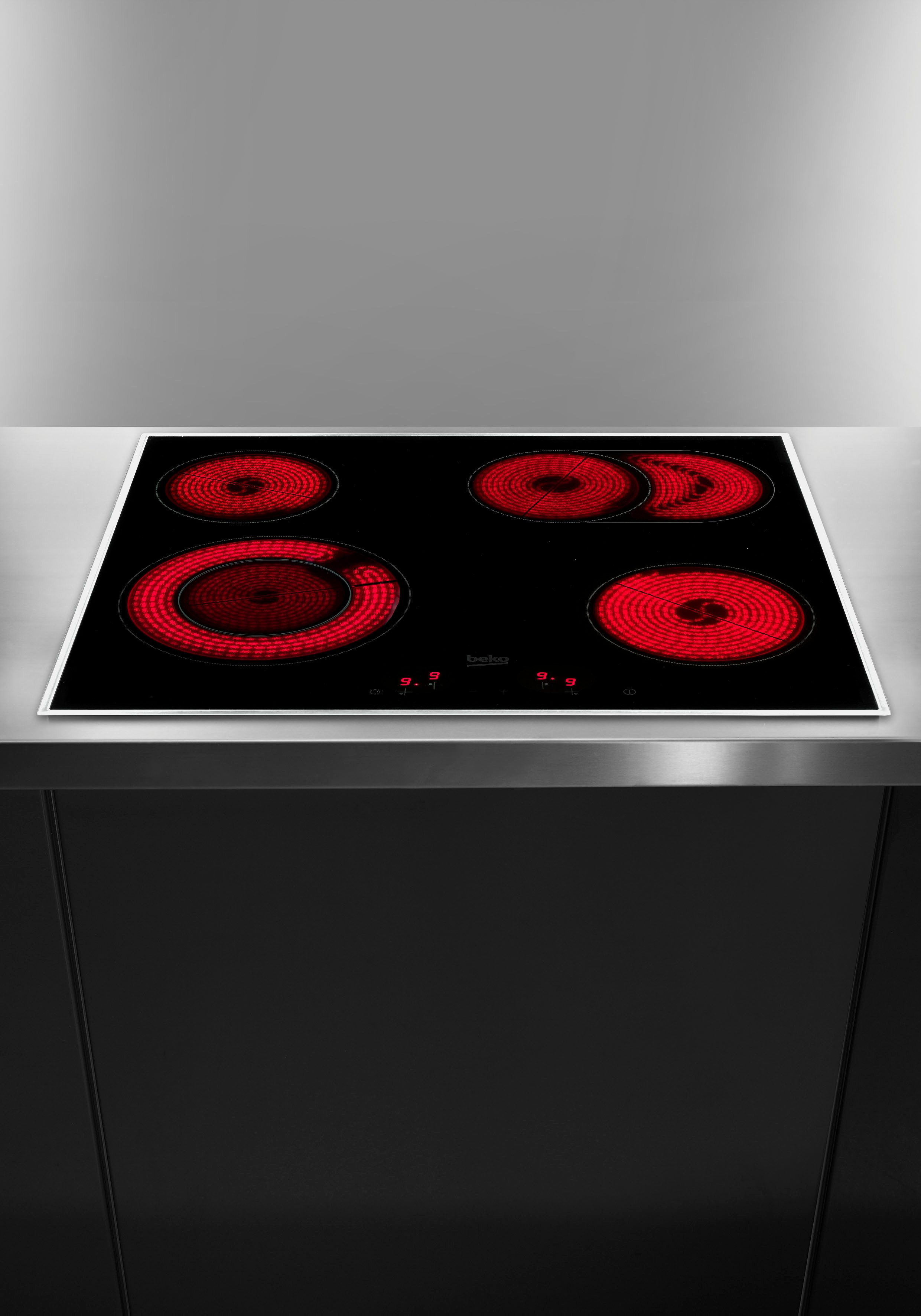 BEKO Elektro-Kochfeld EB9741XHL, Booster-Funktion – Für besonders schnelles Aufheizen – Bild 3 von 5