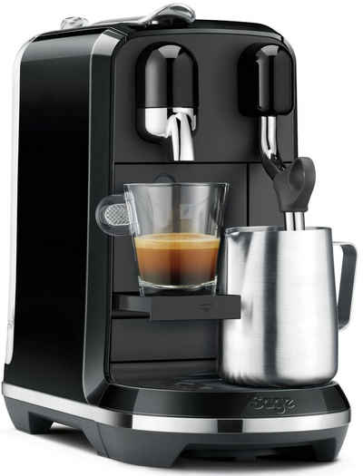 Nespresso Kapselmaschine Creatista Uno SNE500 mit Edelstahl-Milchkanne, inkl. Willkommenspaket mit 14 Kapseln