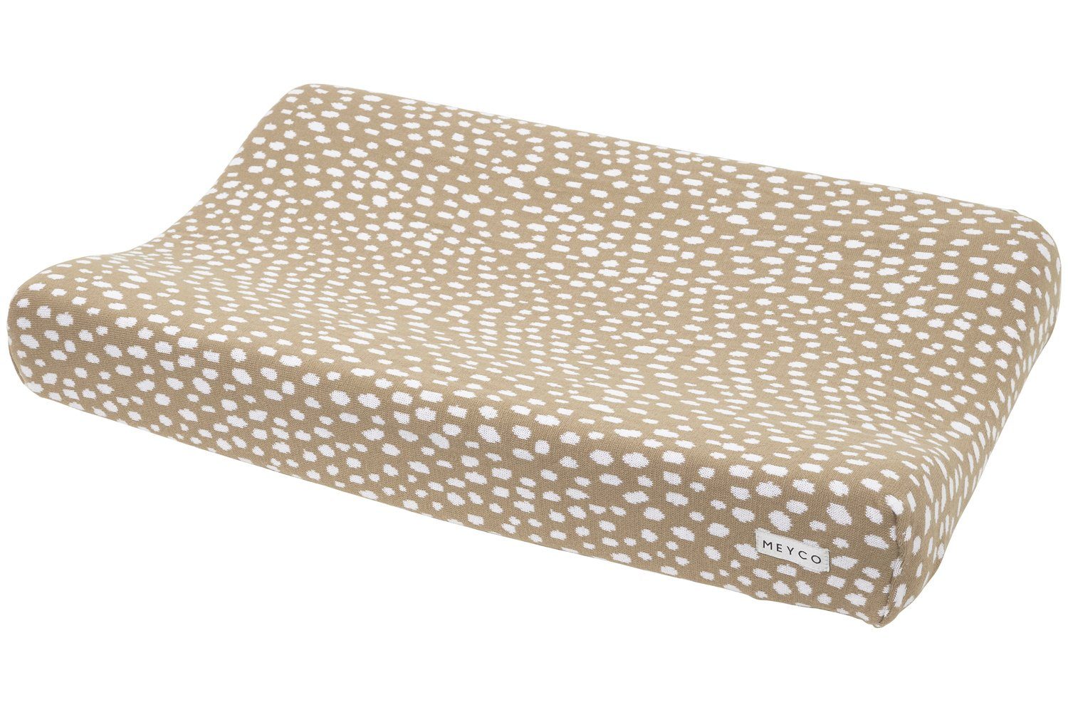 Meyco Baby Wickelauflagenbezug Cheetah Taupe (1-tlg), 50x70cm | Wickelauflagen-Bezüge