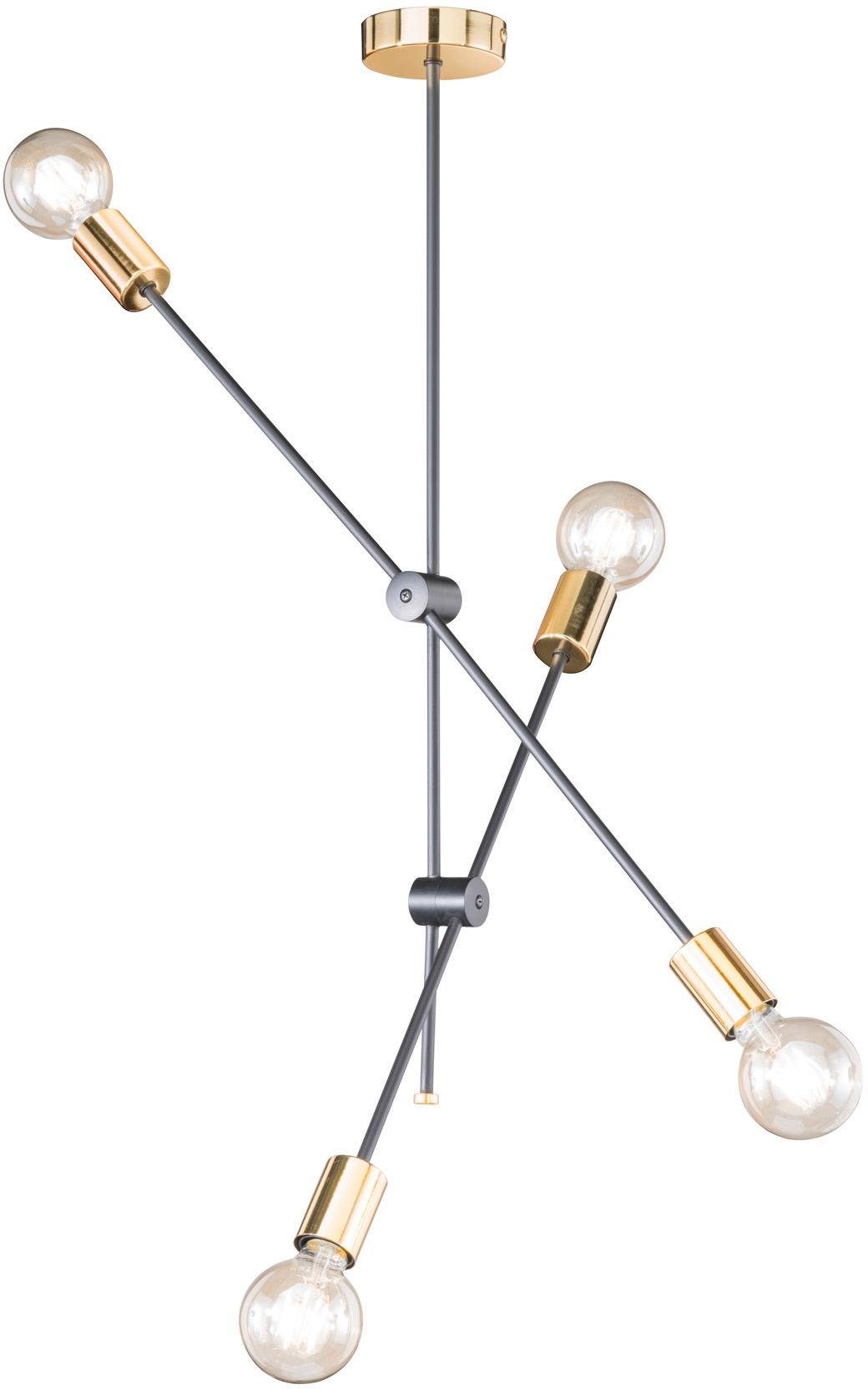 WOFI Pendelleuchte »SARA«, 4-flammig, Mit Goldakzenten online kaufen | OTTO