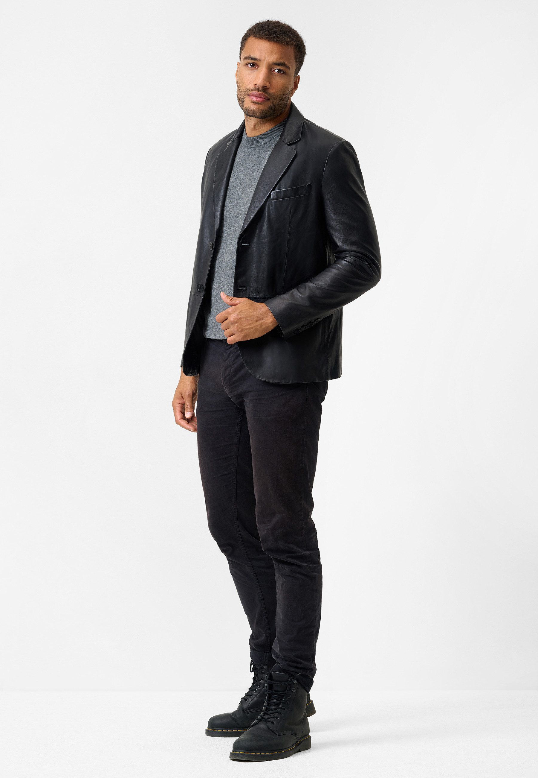 RICANO Lederblazer Diego Lederjacke aus Lamm-Nappa Leder günstig online kaufen