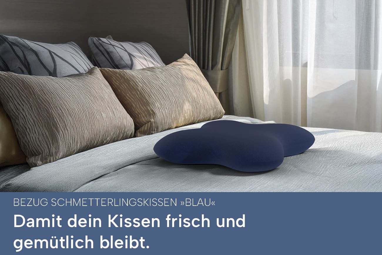 casimum Kissenbezug Schonbezüge für Schmetterlingskissen BUTTERFLY - BLAU, günstig online kaufen