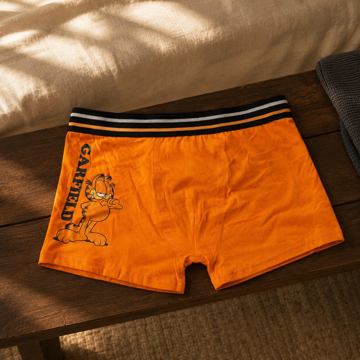 Garfield Boxershorts Garfield der Kater Herren Boxershorts Unterhose 2er Pack (2-St) Gr. S bis XXL – Bild 5 von 5