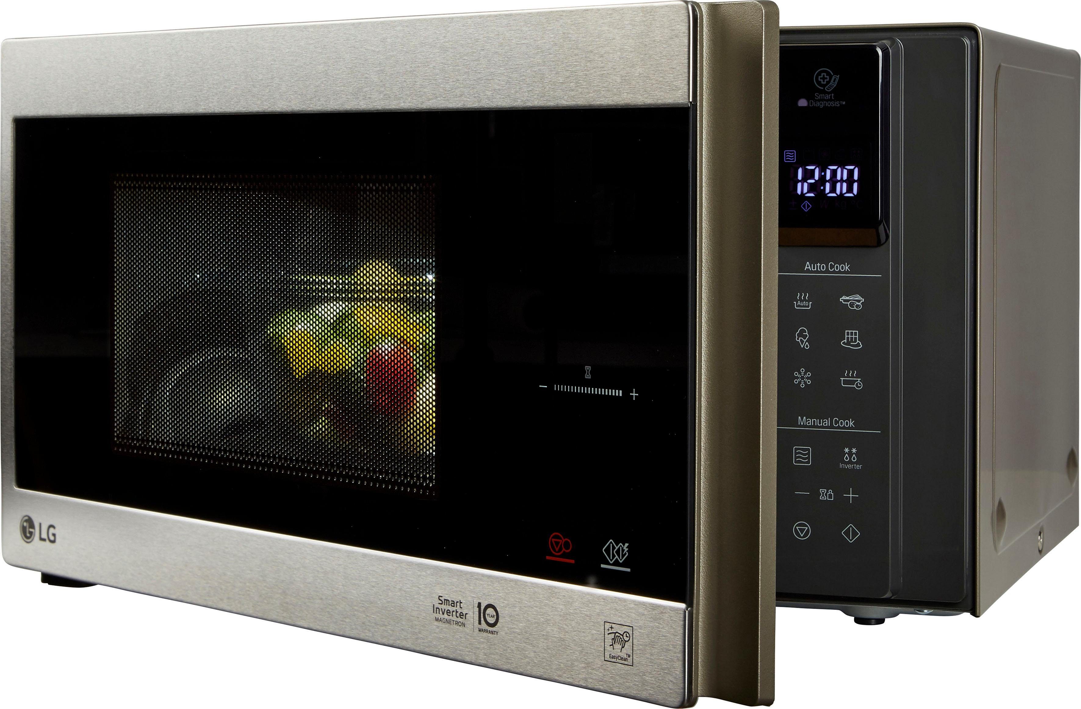 LG Mikrowelle MS 2595 CIS, 25 l, Smart Inverter Technologie, echte Glasfront online kaufen OTTO