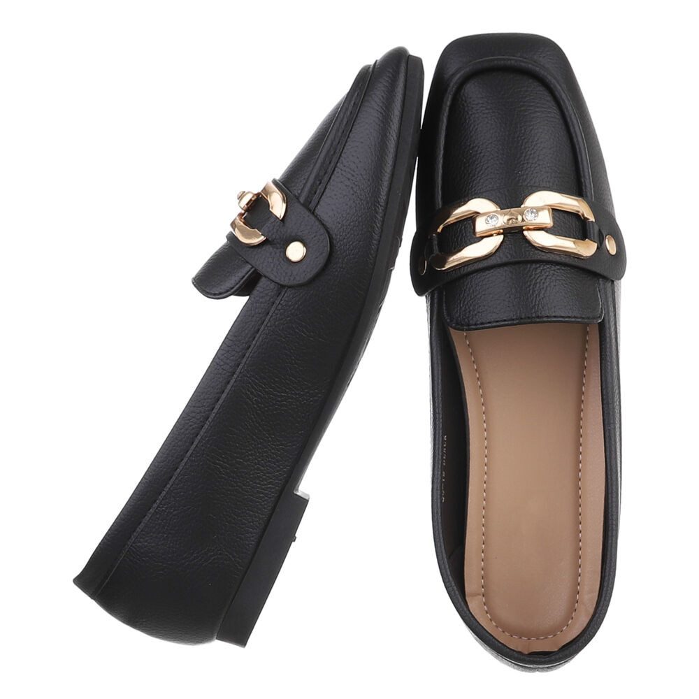 Ital-Design Elegante Loafers für Damen – Hoher Komfort & Stil Slipper (8909 günstig online kaufen