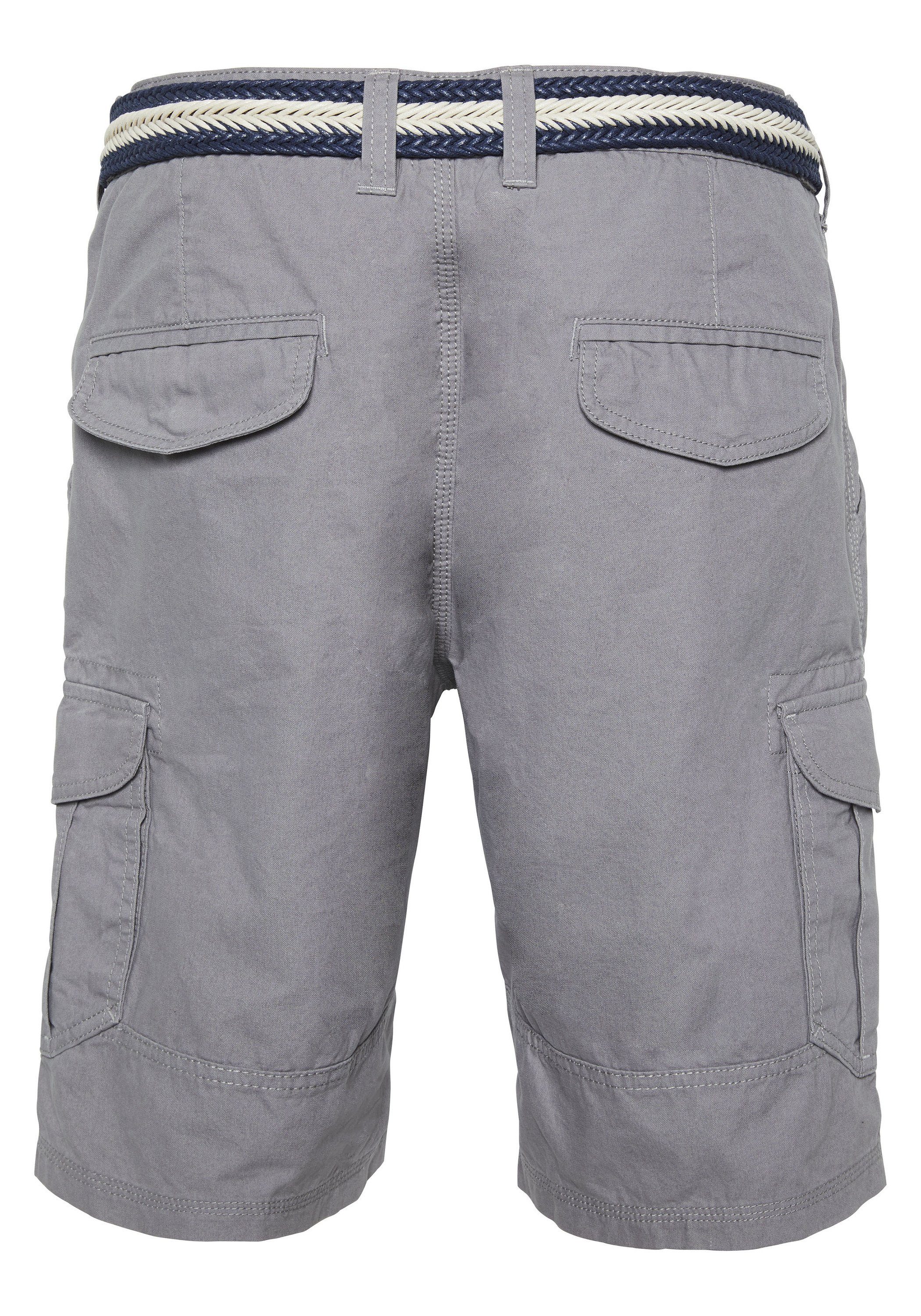 Cargoshorts Oklahoma Jeans Frost 17-0000 seitlichen mit Cargotaschen Gray