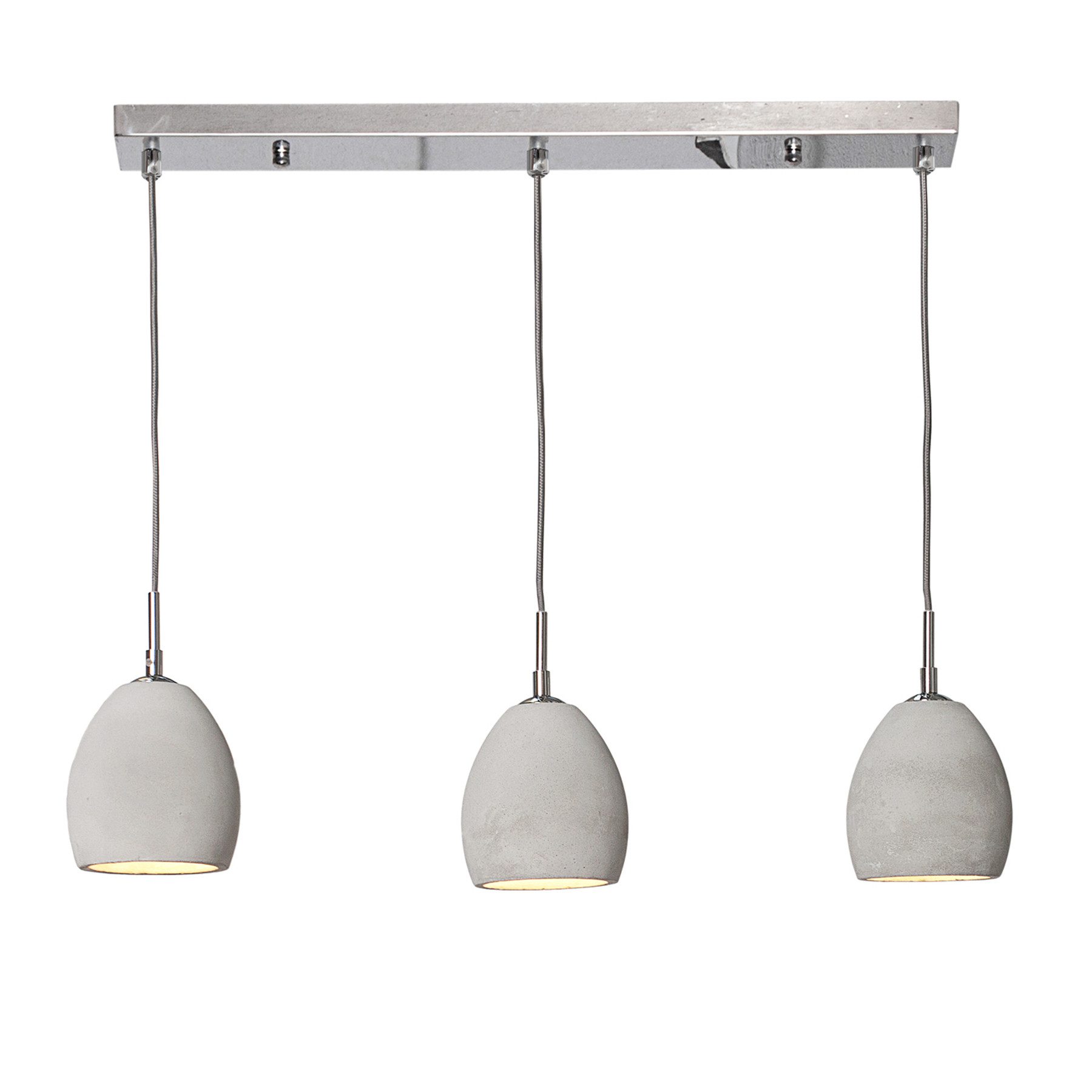 riess-ambiente Hängeleuchte CEMENT-COLLECTION III grau, ohne Leuchtmittel, günstig online kaufen