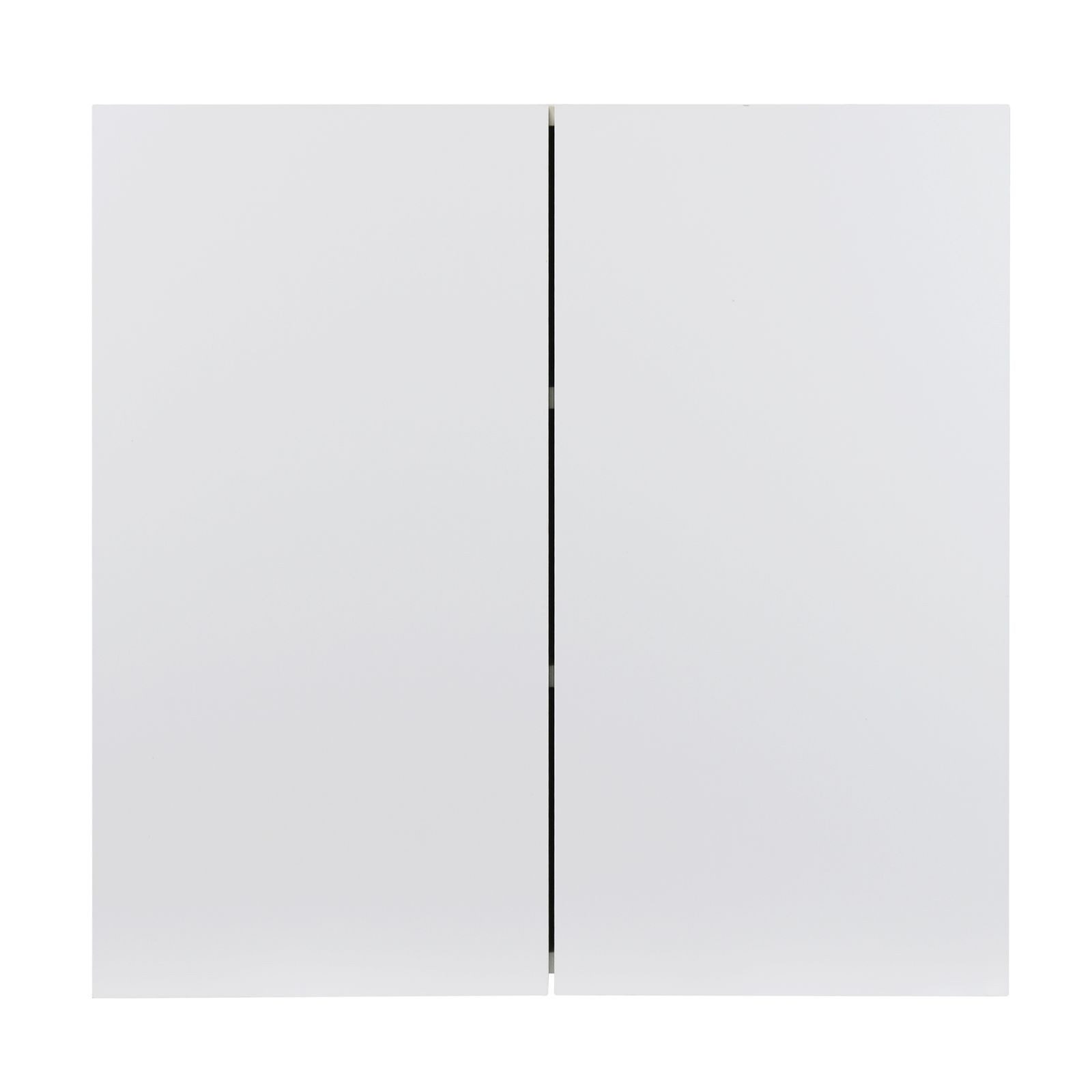 Stabilo Sanitär Hängeschrank Hängeschrank Weiß mit Flügeltüren 60 cm breite (1-St) Hängeschrank mit Flügeltüren
