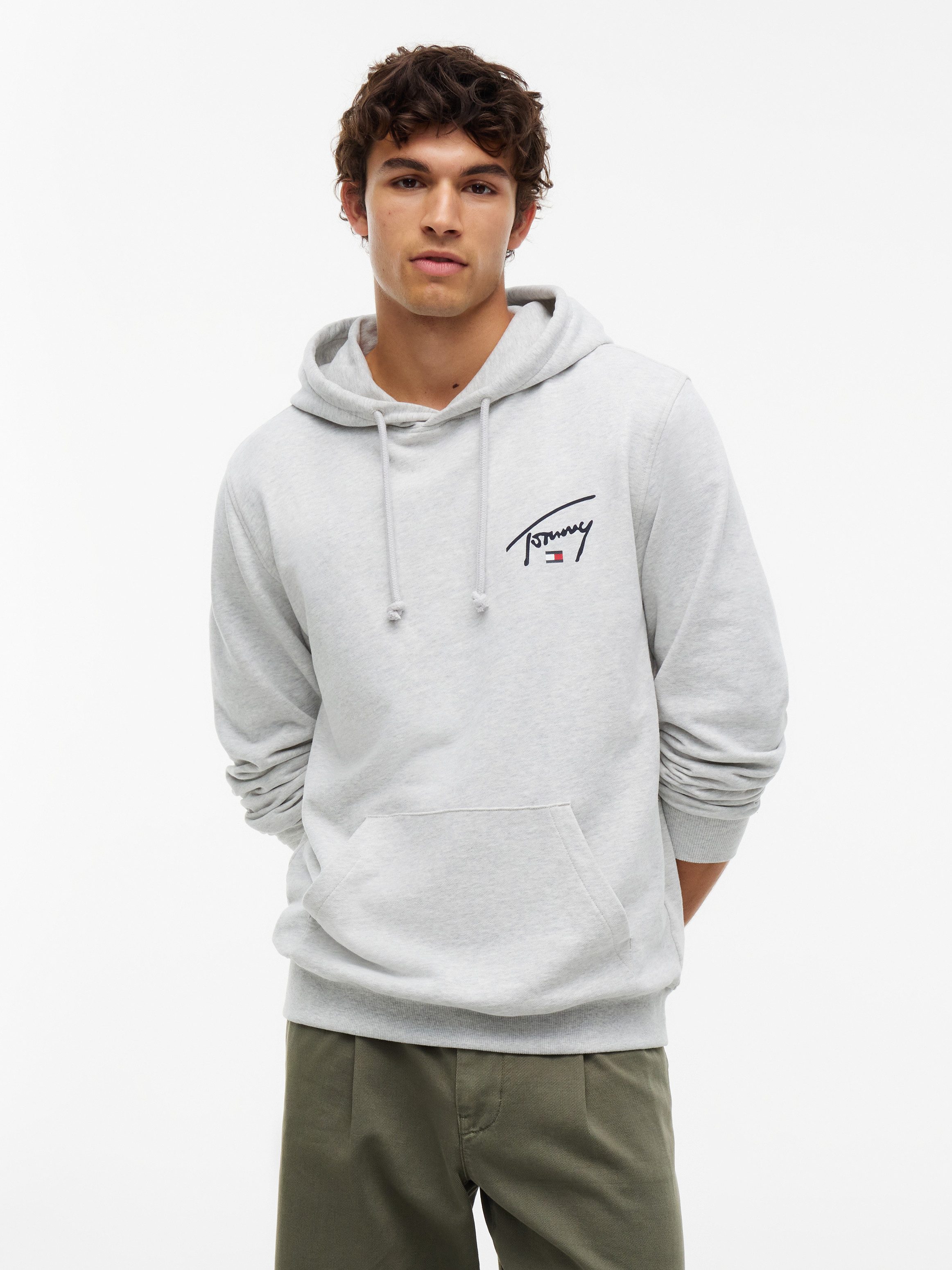 Tommy Jeans Kapuzensweatshirt REGULAR ENTRY SIGNATURE HOOD Regular fit mit Kapuze
