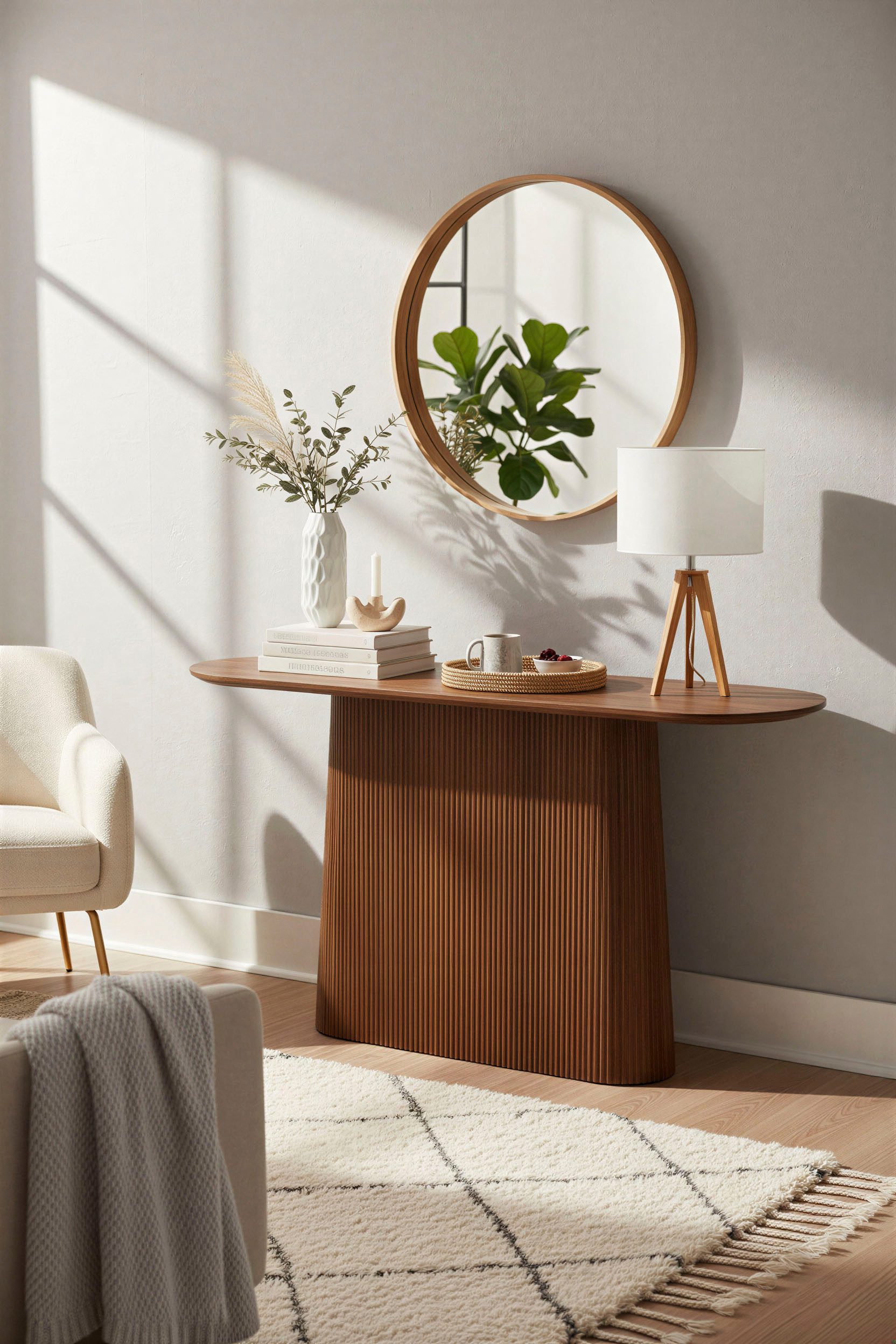 SIT Konsolentisch MANGO NATURAL, mit Sockelfuß im Lamellendesign günstig online kaufen