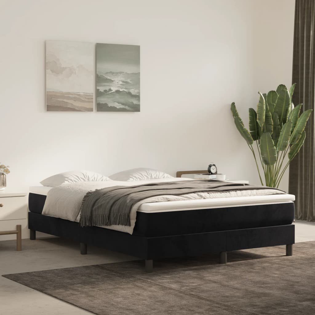 furnicato Bett Bettgestell ohne Matratze Schwarz günstig online kaufen