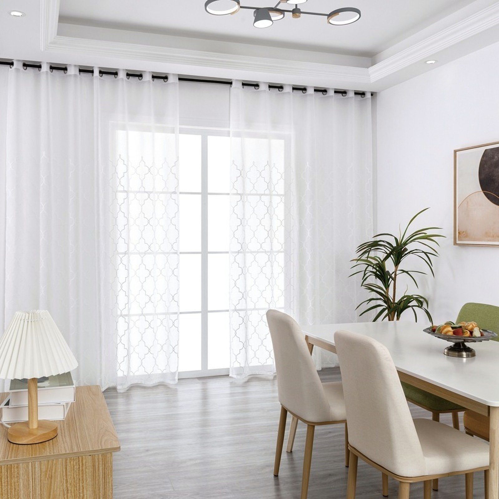 BYSURE Vorhang (2 St), Ösen, transparent, Voile, Diamante Vorhang günstig online kaufen