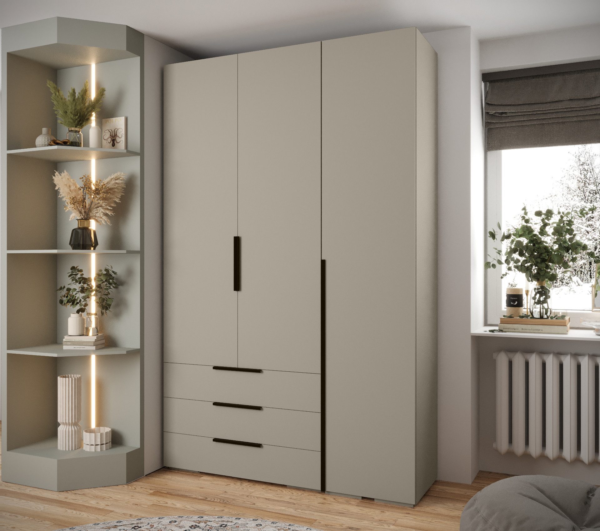 ABIKS MÖBEL Kompaktgarderobe INOVA 1 SATZ günstig online kaufen