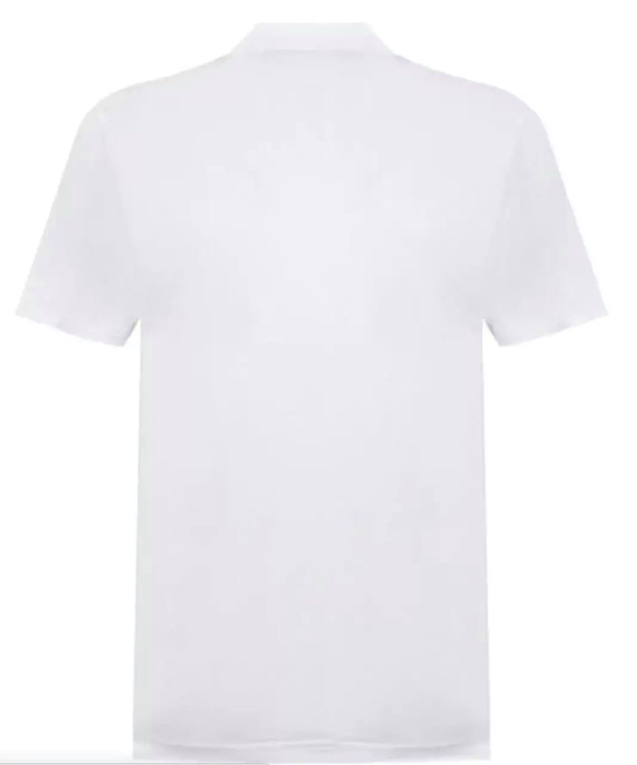 Philip Plein Poloshirt Polohemd mit Tape Streifen PP Hexagon Leder-Patch Slim Fit Doppelnadel-Nähten, ikonischen Philipp Plein Tape-Streifen