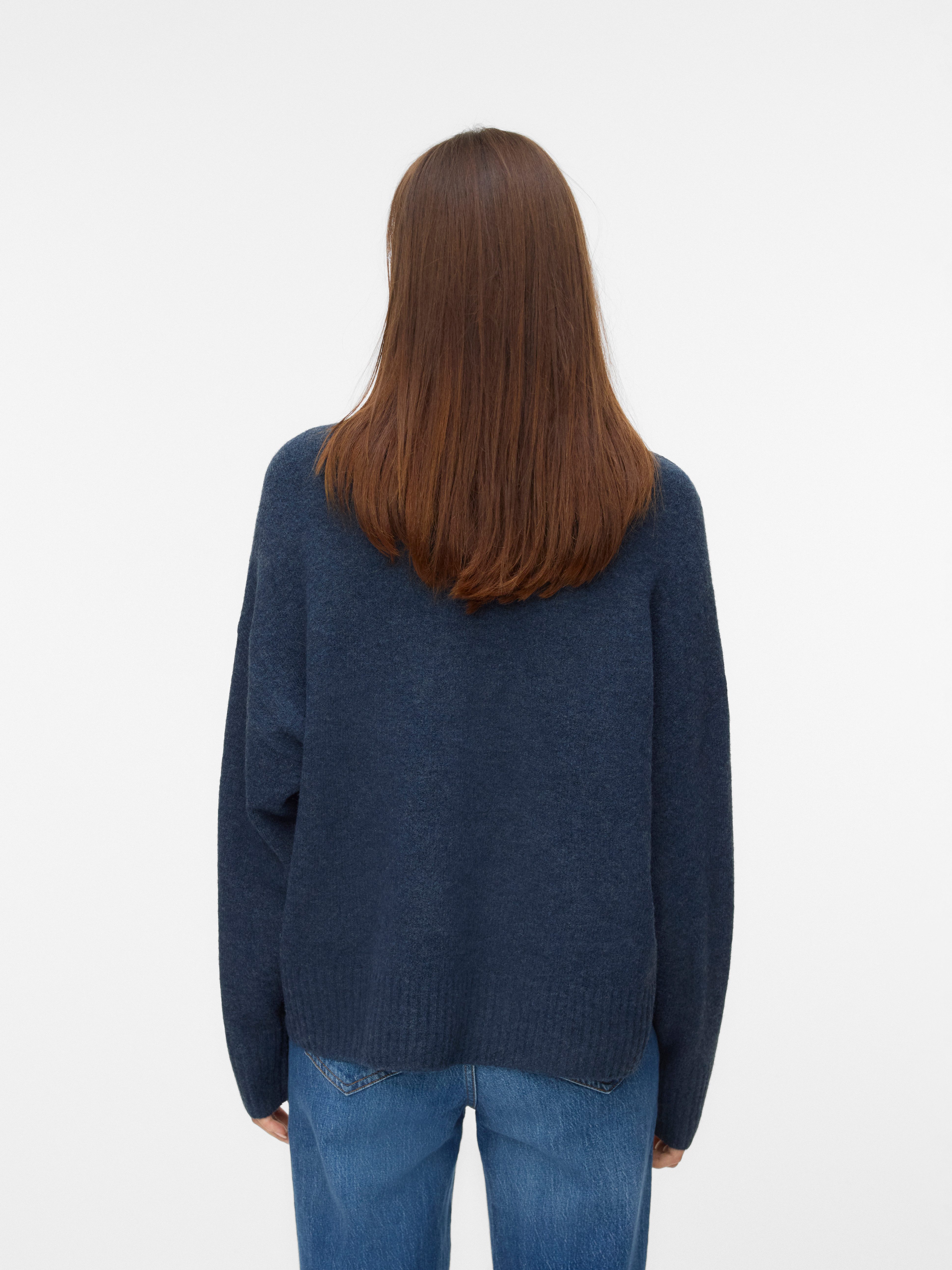 Vero Moda Strickpullover VMBOOM LS O-NECK günstig online kaufen