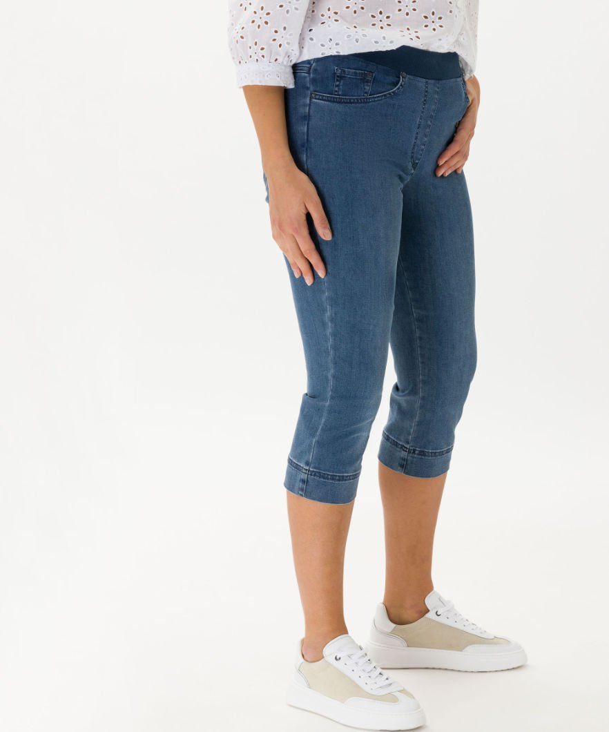 5-Pocket-Jeans blau RAPHAELA by BRAX PAMINA Style CAPRI