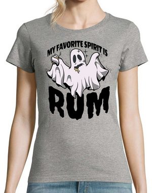 Youth Designz T-Shirt My favorite Spirit is RUM Damen Shirt im Fun-Look