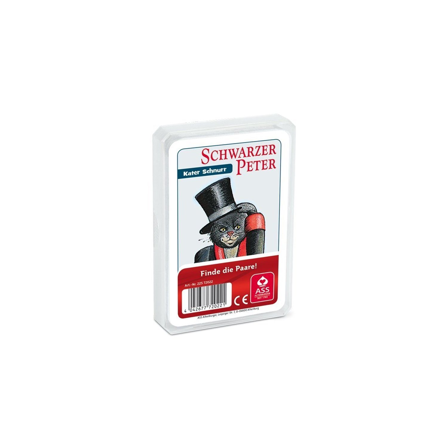 ASS Spiel 22572022 Schwarzer Peter " Kater Schnurr" Kartenspiel