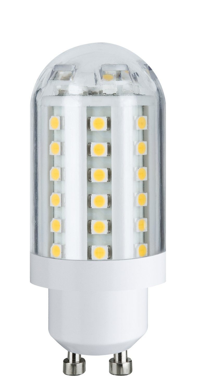 Paulmann LED-Leuchtmittel Paulmann LED HV-Stiftsockel 3W 60 LEDs GU10 230V Warmweiß, Paulmann LED HV-Stiftsockel 3W 60 LEDs GU10 230V Warmweiß