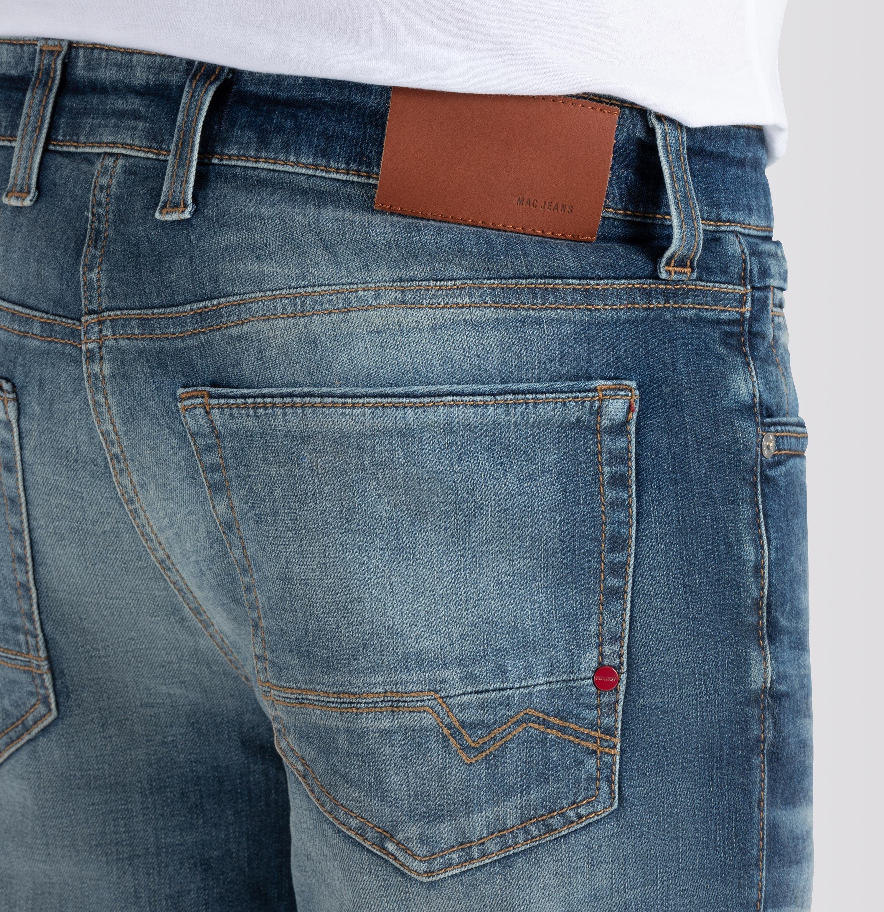 Wash 1973L Workout MAC 5-Pocket-Jeans Blue Pipe H466 Extrem Arne Original Denimflexx