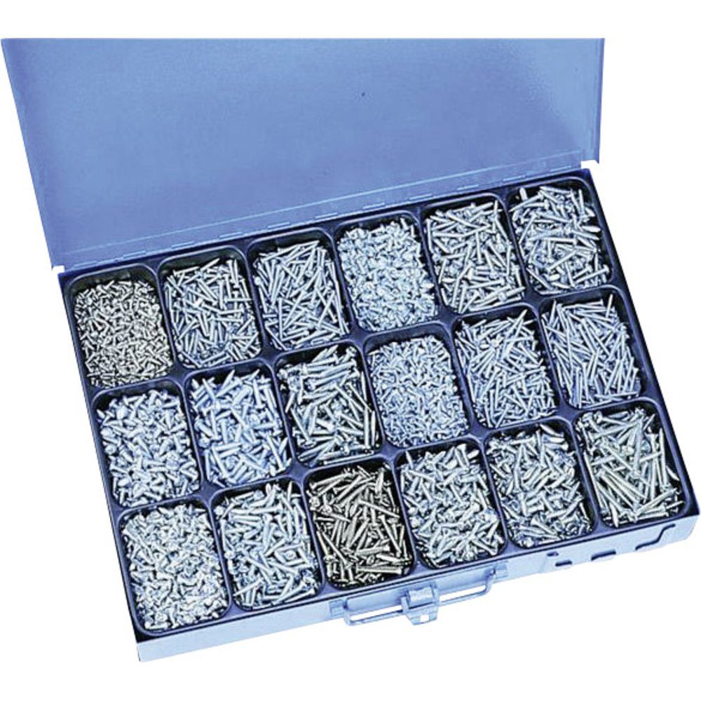 Schrauben-Set 810775 Blechschrauben-Sortiment 1650 Teile