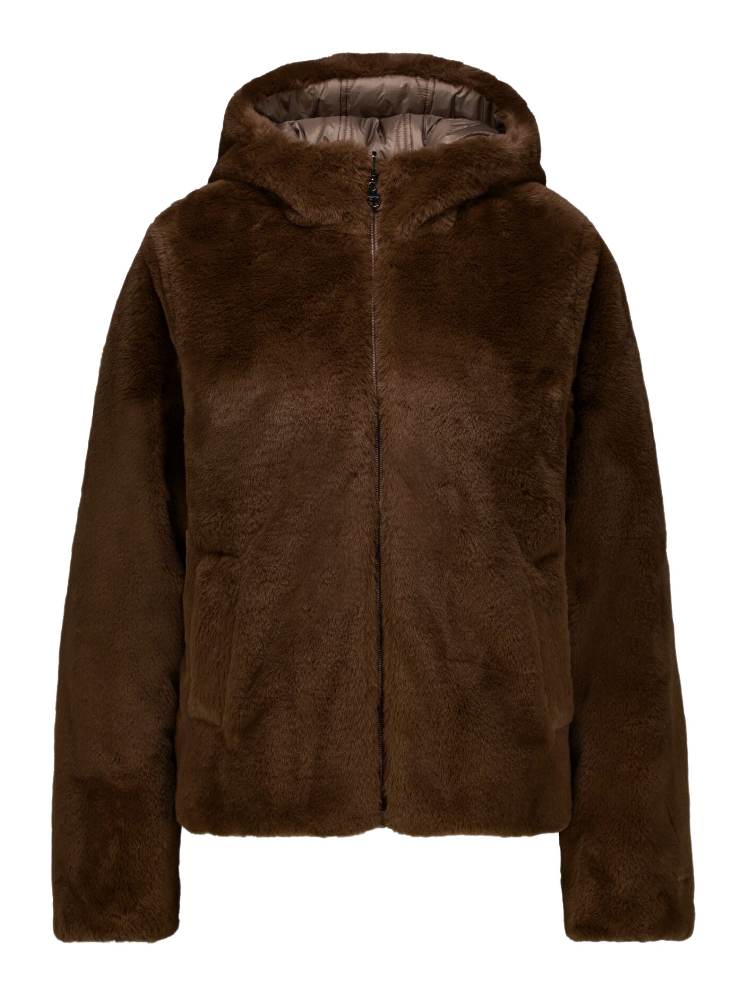 Garcia Kurzjacke Casual,Polyester,Unifarben,Kapuze,Langarm,Relaxed Fit
