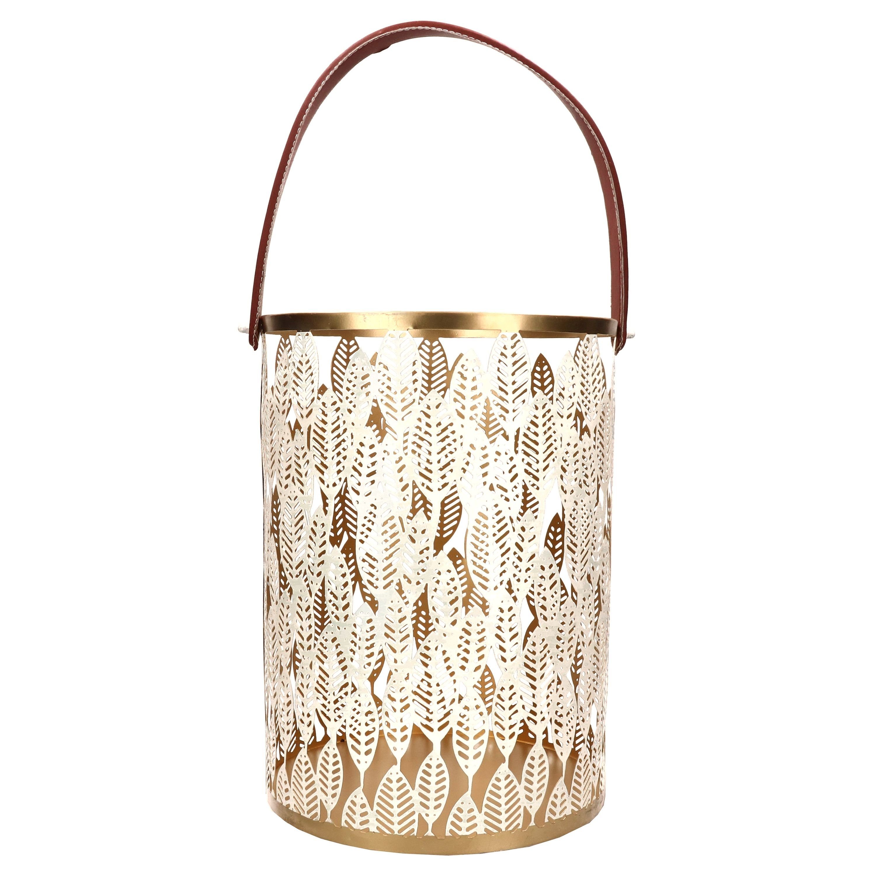 Windlichter 3tlg Teelichthalter BOLTZE gold Set Melati Kerzen-Ständer H20,5-35,5cm groß