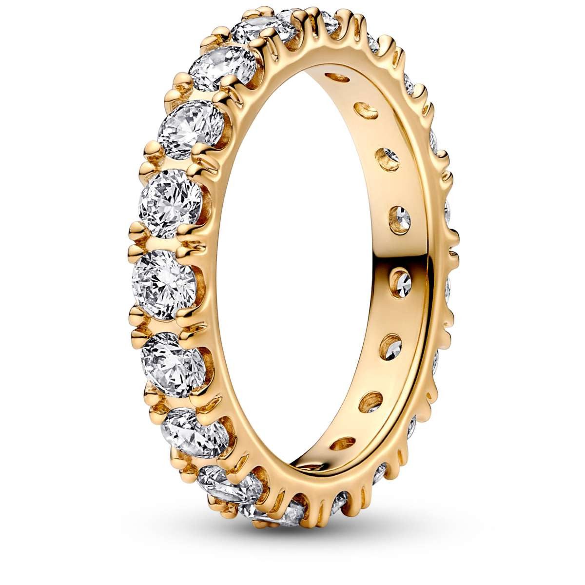 Pandora Fingerring 160050C01, Damenring Funkelnde Unendlichkeit Goldfarben