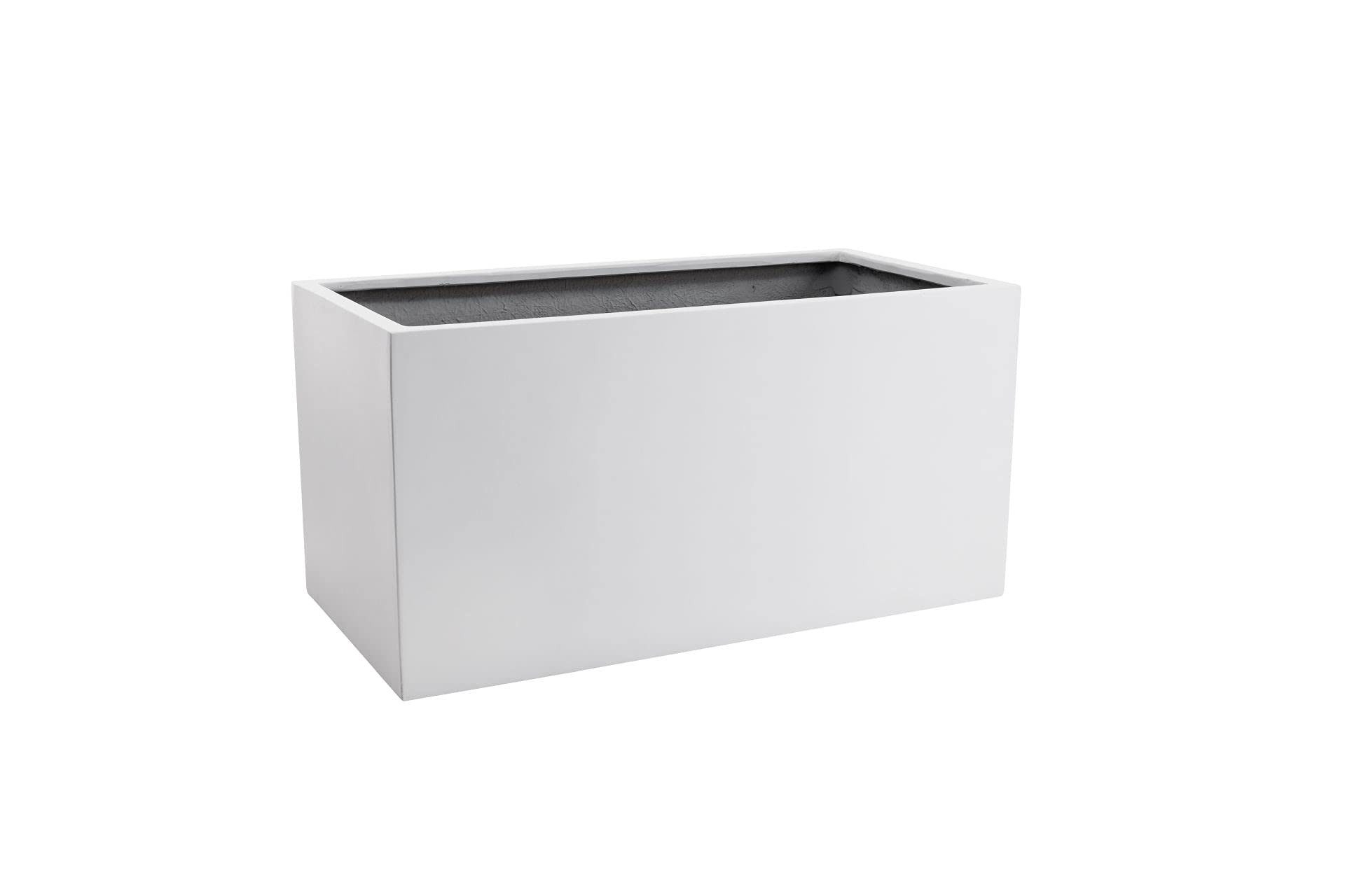 VIVANNO Pflanzkübel Fiberglas MAXI Kasten - Weiß Matt (1 St), 60x30x30 cm günstig online kaufen