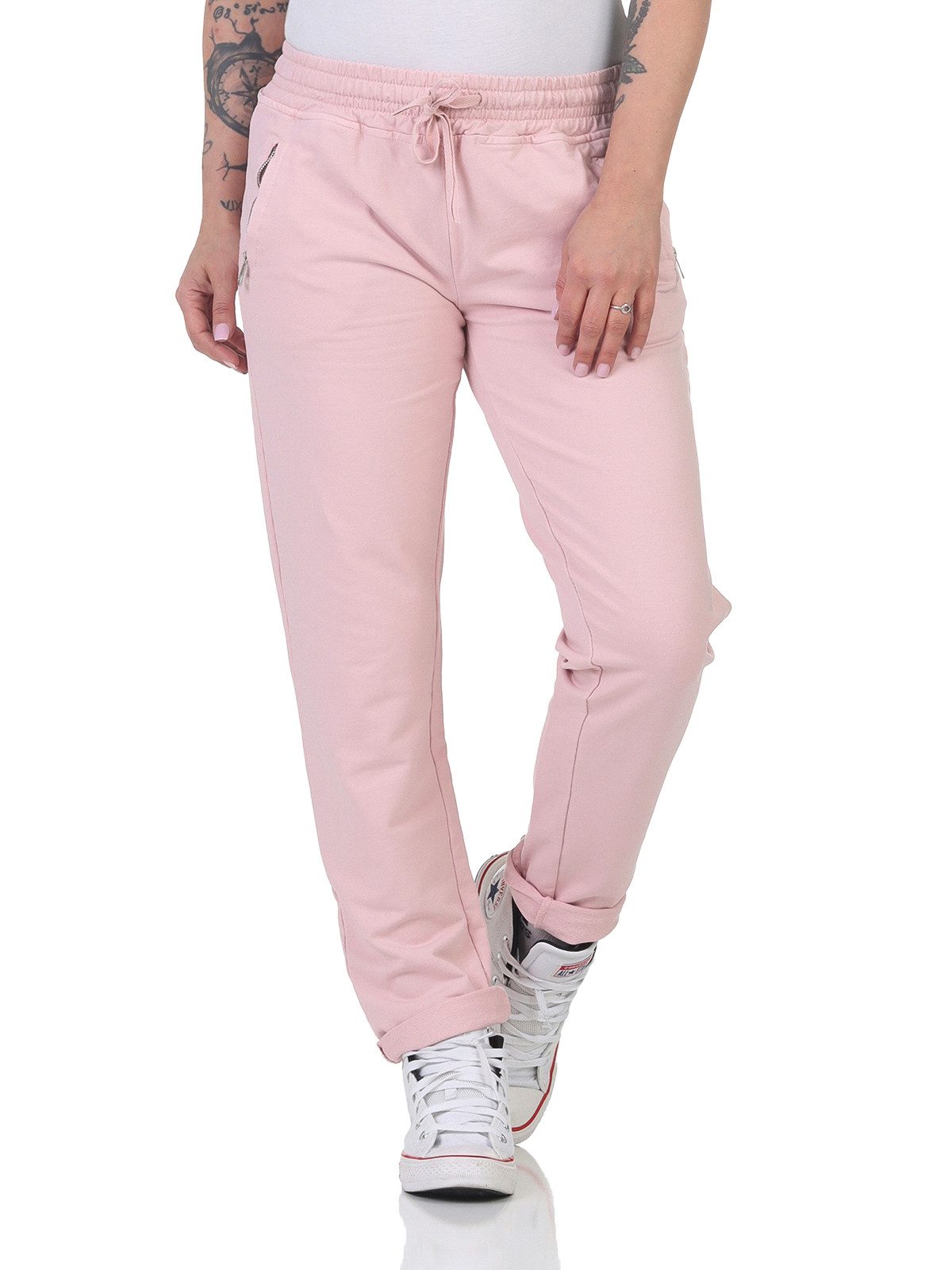 Jogger Pants Damen Jogginghose 814136 34-38 Rosa