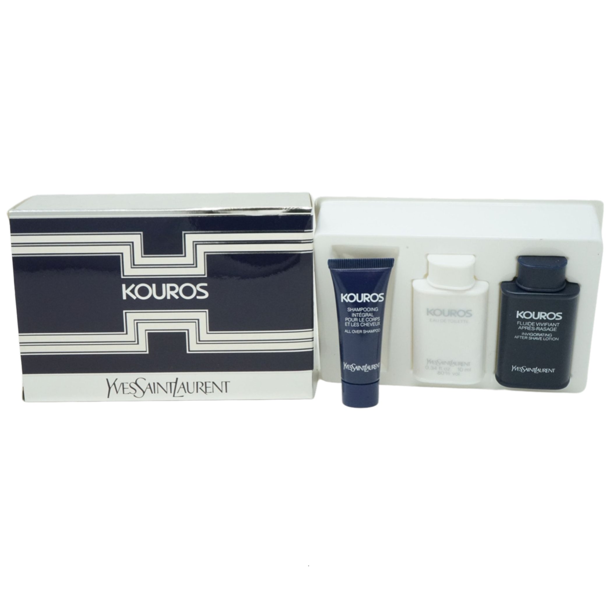 YVES SAINT LAURENT Duft-Set Yves Saint Laurent Kouros EDT 10ml + Shampoo 10ml + After Shave 15ml