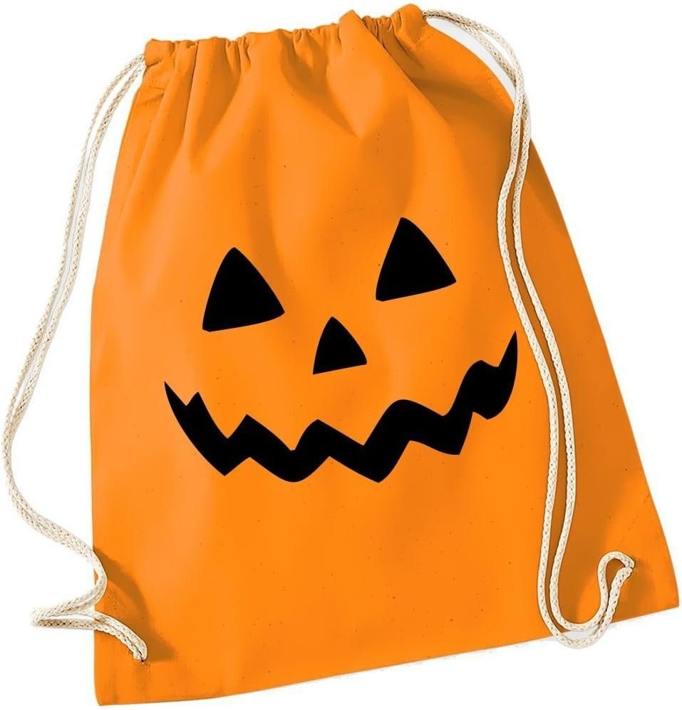 coole-fun-t-shirts Beuteltasche Halloween Beutel Tagetasche Turnbeutel zum Sammeln Süssigkeiten