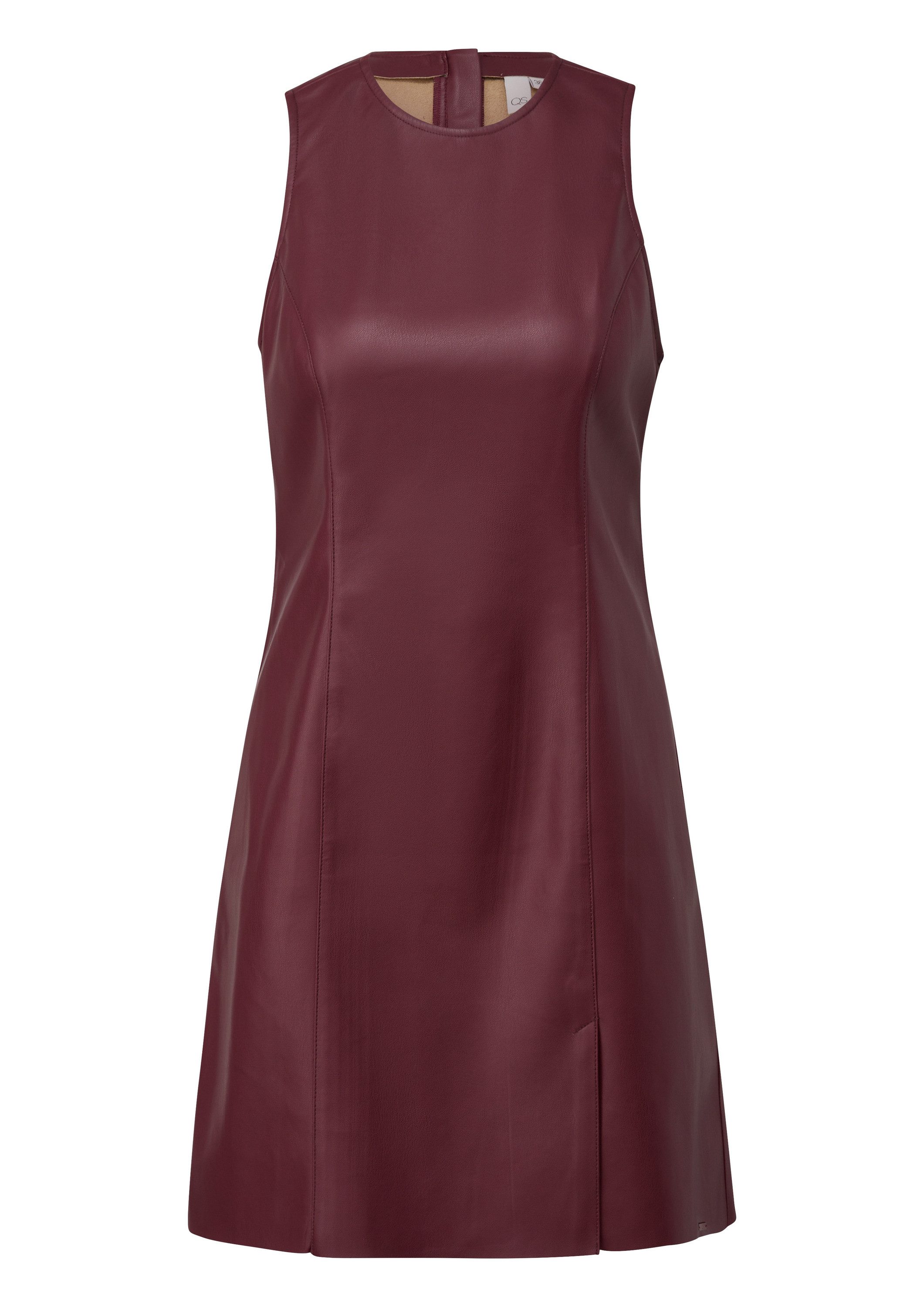 QS Minikleid Kleid Minikleid in Lederoptik günstig online kaufen