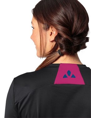 VAUDE Rundhalspullover Women's Qimsa LS Logo Shirt (1-tlg) Grüner Knopf