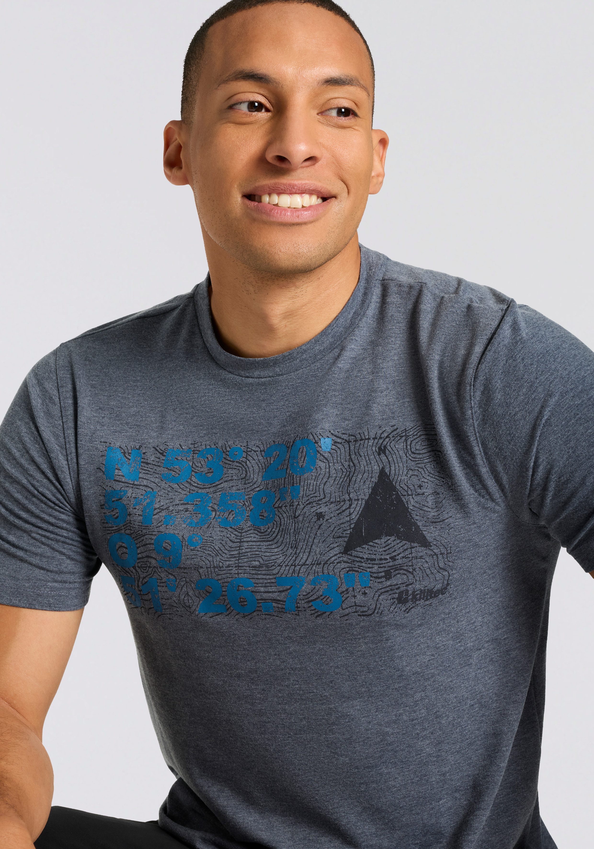 Killtec T-Shirt KOS 254 MN TSHRT mit Rundhalsausschnitt, Kurzarm-Design, schnell trocknend – Bild 3 von 5