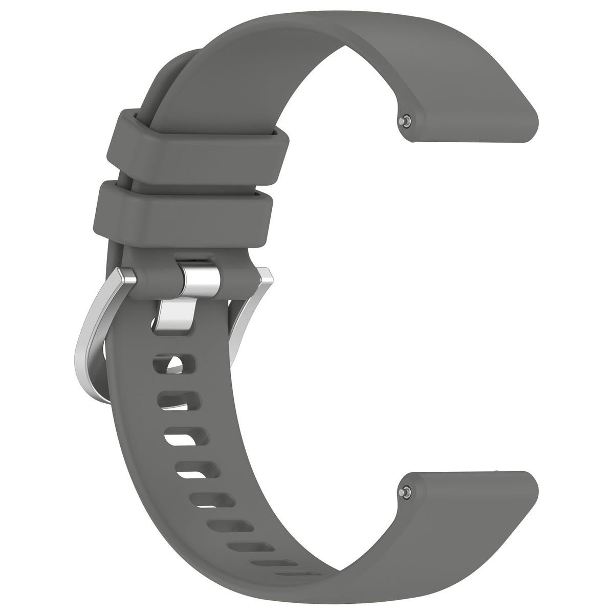 Armband Watch Für Ersatz Grau Smartwatch-Armband Glänzend Wigento Xiaomi S3 Silikon hochwertiges