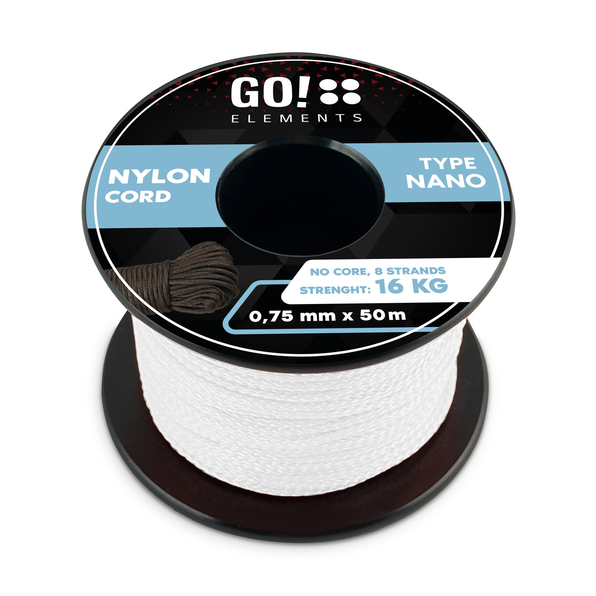 GO!elements Nano Cord - 0,75mm Seil