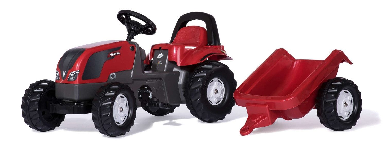 Spielzeug-Traktor Rollykid Valtra Traktor + Anhänger
