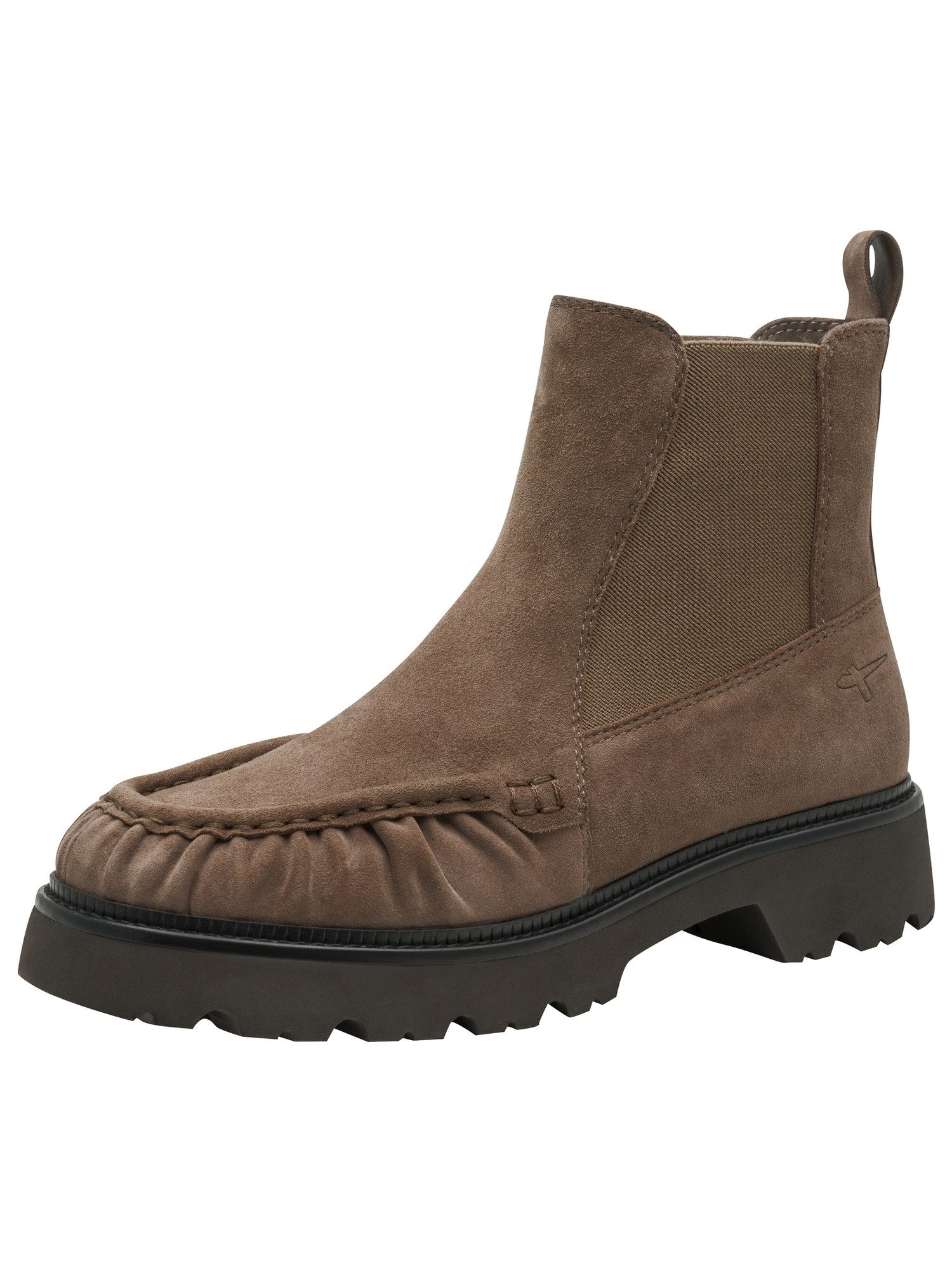 Tamaris TOUCH-IT aus Leder kein Absatz 1-25826-47 Chelseaboots TOUCH-IT