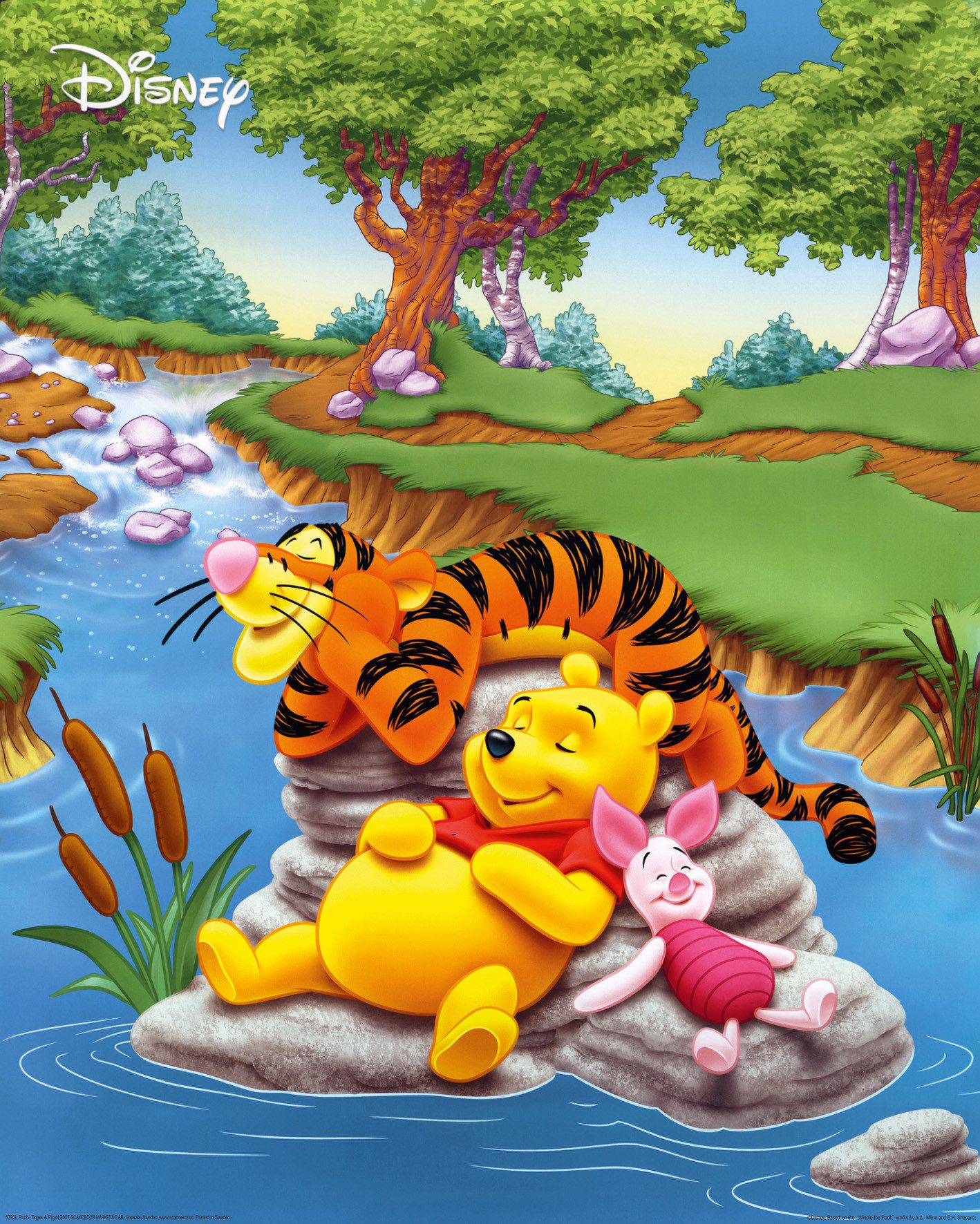 Papermoon Poster Mini-Poster Nr.296 Pooh tiger günstig online kaufen