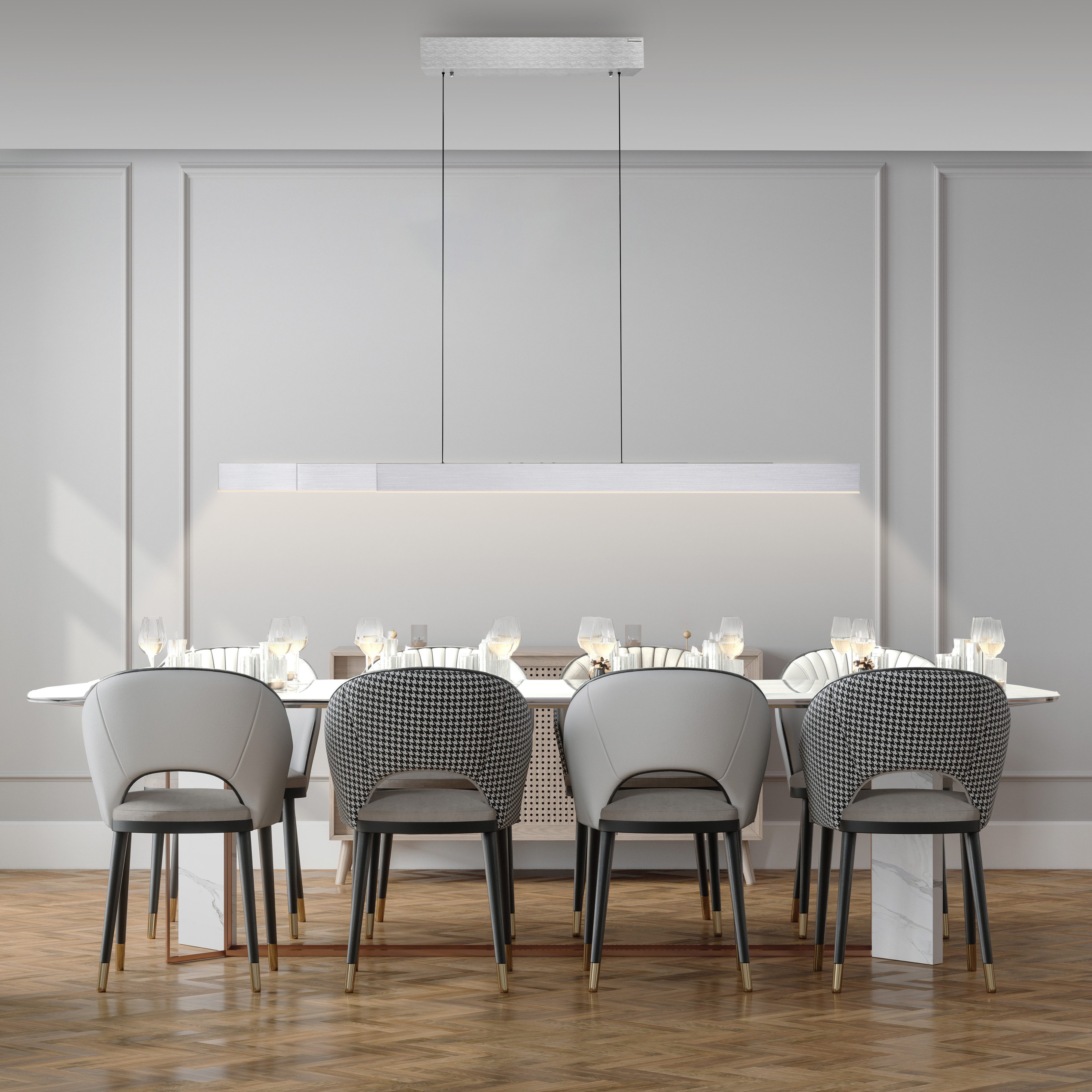 Neuhaus PURE LED Pendelleuchte PURE Moto-Rise, CCT - über Fernbedienung, LED fest integriert, warmweiß - kaltweiß, e-LIFT® Funktion, e-SLIDE® Funktion, Fernbedienung